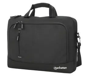 Manhattan Helsinki schwarz / Laptoptasche / 14,1" / recyceltes Material