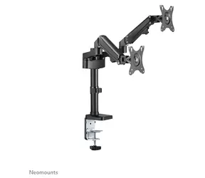 Neomounts TIS DS70-750BL2 schwarz / Tischhalterung für 2 Monitore / 17-27 Zoll / VESA 75x75-100x100 / Tragkraft 7 kg