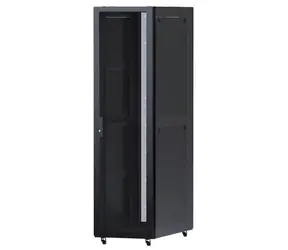 Xtendlan Rack 47U schwarz / Rack-Rack / 19" / 800x1000 mm / perforierte Tür und Rückwand / Tragfähigkeit 2400 kg