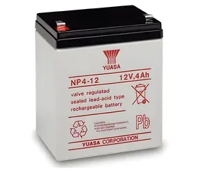 Yuasa NP 4-12 / VRLA-Batterie / 12 V / 4 Ah / wartungsfrei
