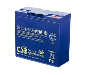 CSB 6-DZM-20 (EVH12240) / Blei-Säure-Batterie / VRLA AGM / 12 V / 24 Ah