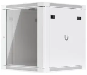 Ubiquiti UACC-Rack-12U-Wall-600-G weiß / Wandmontage-Rack / 19" / 12U / 600 mm / aktive Kühlung