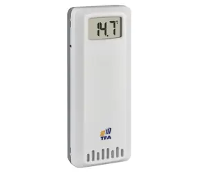 TFA 30.3901.02 / Drahtloser Temperatursensor / Reichweite 100 m / kompatibel mit TFA