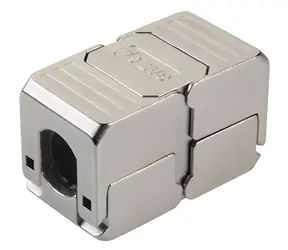 Solarix SXSPJ-6A-STP-BK-SA / Anschlussdose / CAT6A / STP / selbstanschließend