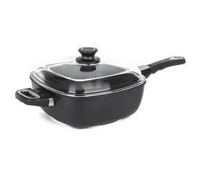 G21 Cook 26 cm / Tiefe Bratpfanne / Deckel / Abnehmbarer Griff