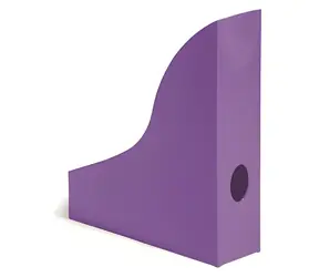 Durable , schlichtes hellviolettes Zeitschriftenregal aus Kunststoff (73 mm)