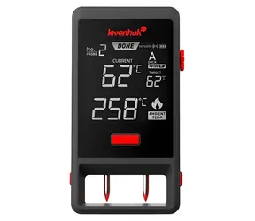 Levenhuk Wezzer Grill BT50 / Grillthermometer / Kabellose Sonde / 2 Stück / Kompatibel mit ToGrill