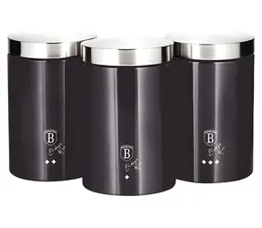 BERLINGERHAUS Lebensmittelbehälter Carbon PRO Line BH-6718 / 3er-Set