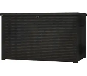 Keter Java 870 l Graphit / Gartenbox / Rattanoptik