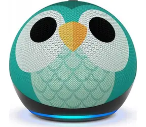 Amazon Echo Dot 5 Owl -Design, grün / Smart-Home-Assistent / Alexa-Assistent / WLAN / Bluetooth