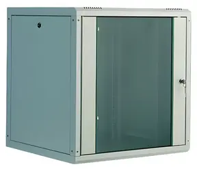 Digitus Unique 12U grau / Wandmontage-Rack / 19" / 643x600x450 mm / RAL 7035