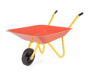 G21 Kinder-Gartenschubkarre / rot / Abmessungen 69 x 39 x 11 cm