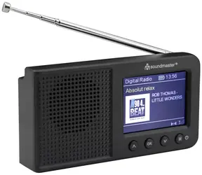 Soundmaster DAB175SW schwarz / Radiowecker / DAB+ / FM / LCD-Display / Wecker und Uhr