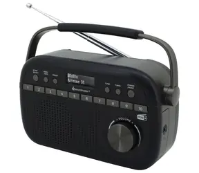 Soundmaster DAB280SW schwarz / Radio / DAB+ / FM / RDS / Wecker
