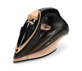 Nedis IRONCL250 / Dampfbügeleisen mit Keramiksohle / kabellos / 2200 W / 0,26 l / 25 g/min