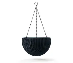 Keter Hängender Kugelblumentopf, Graphit / Hängend /  22 cm, Höhe 35 cm