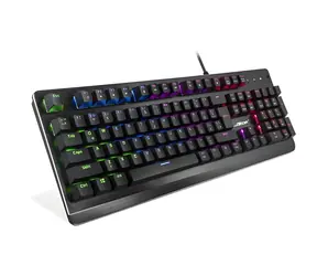 Inter-tech NK-2000ME schwarz / Mechanische Tastatur / RGB / USB / DE-Layout