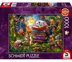Schmidt Puzzle „Nachtwaldgeschichten“ / 1000 Teile / ab 12 Jahren