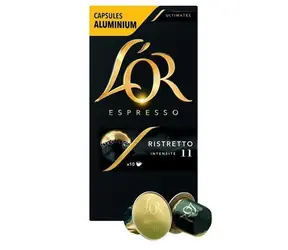 L'OR Ristretto / Kaffeekapseln / Nespresso® / Intensität 11/14 / 10 Stk