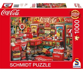 Schmidt Puzzle Coca-Cola Nostalgie-Shop / 1000 Teile / ab 12 Jahren