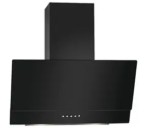 Bomann DU 7607 G schwarz / Dunstabzugshaube / Wandmontage / 60 cm / 3 Leistungsstufen / LED