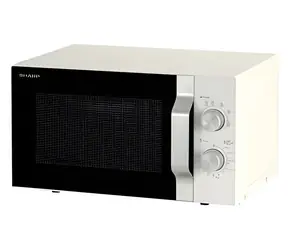 Sharp R204WA weiß / Mikrowelle / Drehregler / 800 W