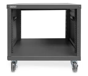 Digitus Universal DN-48000 schwarz / Rack / 8 HE / Rollen / Tragfähigkeit 136 kg
