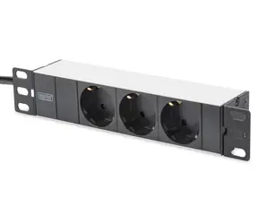 Digitus 10" Set 1 hellgrau / Wandmontage-Rack / 6 HE / Breite 254 mm / Tragfähigkeit 30 kg / IP20