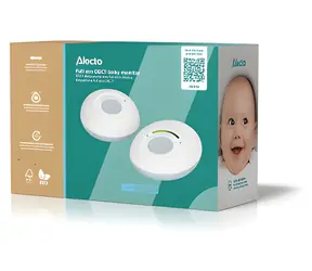 Alecto DBX110 weiß, blau / Babyphone / DECT / Voller Eco-Modus / Reichweite 300 m