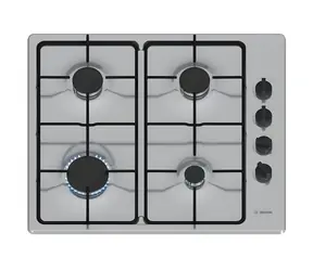BOSCH PBP6B5K80 Serie 2 / Gaskochfeld / 58 cm / 4 Brenner / Edelstahl