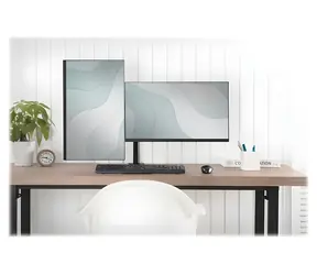 Digitus Universalhalterung für zwei Monitore / Monitorhalterung / 15-32 Zoll / VESA 75x75, 100x100 mm / Tragkraft 2 x 8 kg
