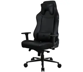 Arozzi Vernazza XL Pure Black / Gaming-Stuhl / Polyurethan-Oberfläche / Schwarz