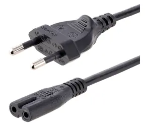 StarTech Netzkabel EU C - C7 1 m schwarz / Netzkabel / 250 V / 2,5 A