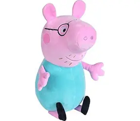 Simba Peppa Pig Papa Wutz / Plüschtier / 37 cm / ab 0 Monaten