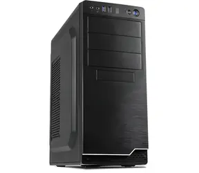 Inter-tech IT-5916 schwarz / Gehäuse / Midi-Tower / ATX / 500W Netzteil / USB 3.2 Gen1