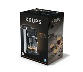 Krups EA 910 A Sensation C90 schwarz / Kaffeevollautomat / 1450 W / Touch-Bedienung