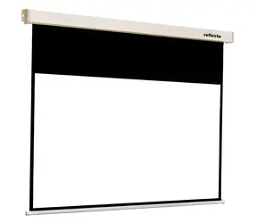 Reflecta Crystal-Line Motor RC Lux 180x141 / Projektionsleinwand / motorisiert mit RC-Steuerung / Sichtbare Fläche 176x99 cm