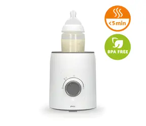 Alecto BW600 weiß / Flaschenwärmer / 210 W / 3 Heizstufen / BPA-frei