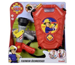 Simba Feuerwehrmann Sam - Wasser-Feuerwehrrucksack / Rollenspielzeug / ab 3 Jahren