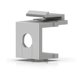 Ubiquiti UACC-Keystone-Blank-Insert-TH grau / Keystone-Blank / 12 Stück / Durchgangsloch