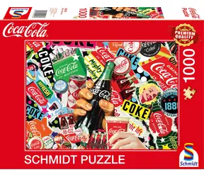 Schmidt Puzzle Coca-Cola ist es! / 1000 Teile / ab 12 Jahren
