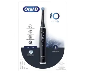 Oral-B iO Series 6s Black Lava / Elektrische Zahnbürste / Bluetooth / 5 Reinigungsmodi / Interaktives Display