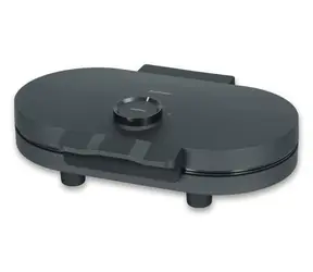 Severin WA2118 Black Line Waffeleisen, schwarz, 1200 W, 2 Waffeln gleichzeitig