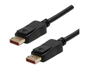 Neutrales DisplayPort-DisplayPort-Kabel / Kabel / DP 1.4 / 2 m / 8K@60Hz / 32,4 Gbit/s / schwarz