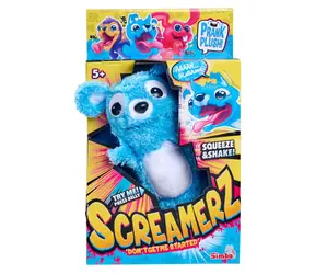 Simba ScreamerZ Teddybär Blau / Plüschtier / Mit Soundeffekt / ab 5 Jahren