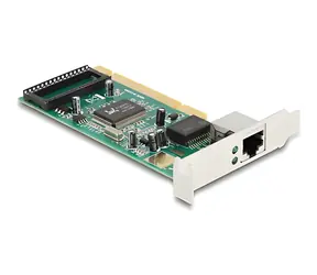 DeLock PCI-Karte 1x Gigabit LAN RJ45 / Netzwerkkarte / Realtek RTL8169 / 10/100/1000 Mbit/s / Low Profile