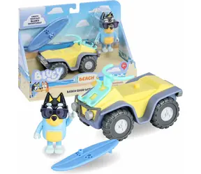 Moose Bluey Bandit mit Strandquad / Figur und Fahrzeug / ab 3 Jahren