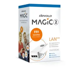 Devolo Magic 2 LAN Triple + Single / Starterkit / Powerline / G.hn / 3x Gigabit LAN