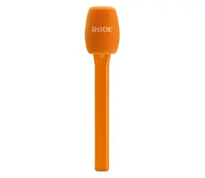 Rode Interview Micro orange / Handadapter / für Wireless GO, GO II, ME, PRO Sender / 266 mm, 80 g