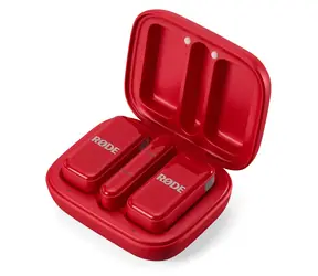 Rode Wireless Micro Red / Drahtloses Mikrofonsystem / 1 Sender und 1 Empfänger / USB-C